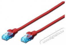 DIGITUS CAT5e U/UTP PVC 5m piros patch kábel Iroda és számítástechnika - Hálózat - Hálózati kiegészítő - 393633