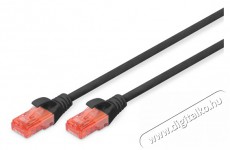 DIGITUS CAT6 U/UTP LSZH 2m fekete patch kábel Iroda és számítástechnika - Hálózat - Hálózati kiegészítő - 393540