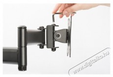 DIGITUS asztali univerzális (VESA 75 / 100) 2-es fekete monitor tartó konzol Tv kiegészítők - Fali tartó / konzol - Fali készülék tartó - 391877