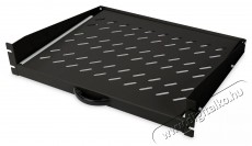 DIGITUS DN-19 TRAY-2-SW 19 2U 450mm mély fekete fix polc Iroda és számítástechnika - Hálózat - Hálózati kiegészítő - 393145