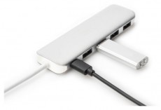 DIGITUS USB Type-C 4 portos USB 3.0 hub + PD Iroda és számítástechnika - Notebook kiegészítő - USB hub / elosztó - 415645