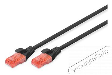 DIGITUS CAT6 U/UTP LSZH 10m fekete patch kábel Tv kiegészítők - Kábel / csatlakozó - USB kábel - 407651