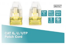 DIGITUS CAT6A U/UTP 3m szürke patch kábel Iroda és számítástechnika - Számítógép tartozék - Hálózati kábel - 433812