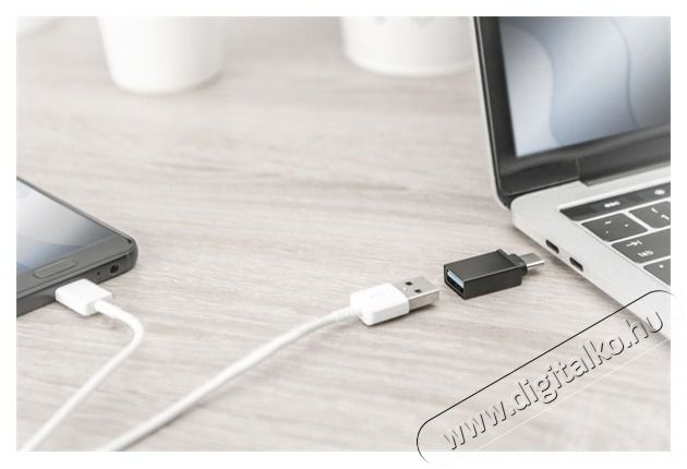 DIGITUS USB 3.0 Type A anya-> USB 3.0 Type C apa adapter Memória kártya / Pendrive - Adapter - 434086