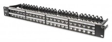 DIGITUS 48port 19 1U fekete moduláris üres patch panel Iroda és számítástechnika - Egyéb számítástechnikai termék - 446906