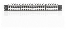 DIGITUS 48port 19 1U fekete moduláris üres patch panel Iroda és számítástechnika - Egyéb számítástechnikai termék - 446906