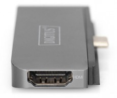 DIGITUS DA-70893 USB-C 4 portos univerzális mobil dokkoló Iroda és számítástechnika - Egyéb számítástechnikai termék - 456893
