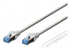 DIGITUS CAT5e F/UTP PVC 3m árnyékolt szürke patch kábel Iroda és számítástechnika - Egyéb számítástechnikai termék - 457505