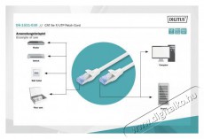 DIGITUS CAT5e F/UTP PVC 3m árnyékolt szürke patch kábel Iroda és számítástechnika - Egyéb számítástechnikai termék - 457505