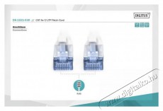 DIGITUS CAT5e F/UTP PVC 3m árnyékolt szürke patch kábel Iroda és számítástechnika - Egyéb számítástechnikai termék - 457505