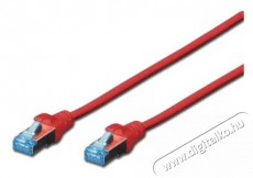 DIGITUS CAT5e SF/UTP PVC 3m piros patch kábel Iroda és számítástechnika - Egyéb számítástechnikai termék - 455978