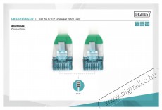 DIGITUS CAT5e F/UTP PVC 0,5m árnyékolt szürke patch kábel Iroda és számítástechnika - Egyéb számítástechnikai termék - 457350