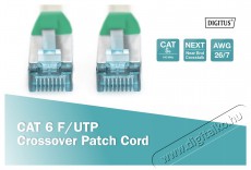 DIGITUS CAT5e F/UTP PVC 0,5m árnyékolt szürke patch kábel Iroda és számítástechnika - Egyéb számítástechnikai termék - 457350