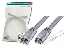 DIGITUS CAT5e F/UTP PVC 0,5m árnyékolt szürke patch kábel Iroda és számítástechnika - Egyéb számítástechnikai termék - 457350
