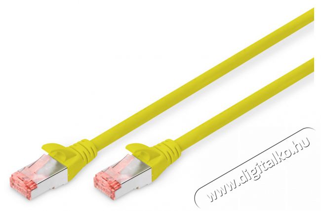 DIGITUS CAT6 S-FTP LSZH 3m sárga patch kábel Fotó-Videó kiegészítők - Kábel - Egyéb kábel - 437891