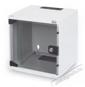 DIGITUS 10" 6U 330x312x300 szürke fali rack szekrény Iroda és számítástechnika - Hálózat - Hálózati kiegészítő - 414492