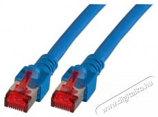 DIGITUS CAT6 S-FTP LSZH 0,5m kék patch kábel Iroda és számítástechnika - Számítógép tartozék - Hálózati kábel - 439919