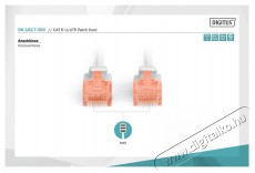 DIGITUS CAT6 U/UTP LSZH 30m szürke patch kábel Iroda és számítástechnika - Egyéb számítástechnikai termék - 445294