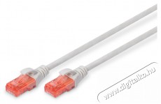 DIGITUS CAT6 U/UTP LSZH 30m szürke patch kábel Iroda és számítástechnika - Egyéb számítástechnikai termék - 445294