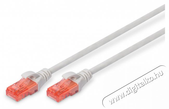 DIGITUS CAT6 U/UTP LSZH 30m szürke patch kábel Iroda és számítástechnika - Egyéb számítástechnikai termék - 445294