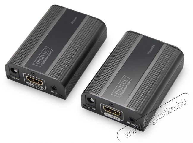 DIGITUS DS-55204 4K HDMI 30/60m 4K Extender szett Iroda és számítástechnika - Egyéb számítástechnikai termék - 393670