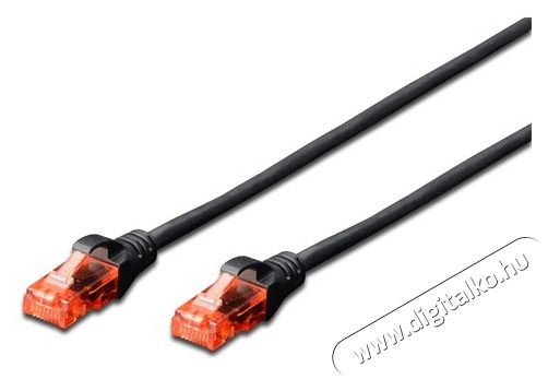 DIGITUS CAT6 U/UTP LSZH 0,25m fekete patch k&aacute;bel Iroda &eacute;s sz&aacute;m&iacute;t&aacute;stechnika - Sz&aacute;m&iacute;t&oacute;g&eacute;p tartoz&eacute;k - T&aacute;p k&aacute;bel - 479241