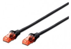 DIGITUS CAT6 U/UTP LSZH 0,25m fekete patch k&aacute;bel Iroda &eacute;s sz&aacute;m&iacute;t&aacute;stechnika - Sz&aacute;m&iacute;t&oacute;g&eacute;p tartoz&eacute;k - T&aacute;p k&aacute;bel - 479241