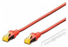 DIGITUS CAT6A S-FTP LSZH 2m piros patch kábel Iroda és számítástechnika - Számítógép tartozék - Hálózati kábel - 477822