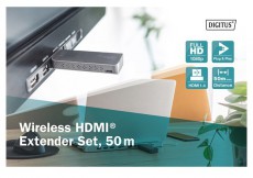 DIGITUS DS-55318 vezet&eacute;k n&eacute;lk&uuml;li HDMI extender szett 50m (ad&oacute; &eacute;s vevőegys&eacute;g) Iroda &eacute;s sz&aacute;m&iacute;t&aacute;stechnika - Egy&eacute;b sz&aacute;m&iacute;t&aacute;stechnikai term&eacute;k - 497874