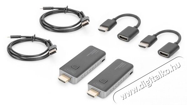 DIGITUS DS-55318 vezet&eacute;k n&eacute;lk&uuml;li HDMI extender szett 50m (ad&oacute; &eacute;s vevőegys&eacute;g) Iroda &eacute;s sz&aacute;m&iacute;t&aacute;stechnika - Egy&eacute;b sz&aacute;m&iacute;t&aacute;stechnikai term&eacute;k - 497874