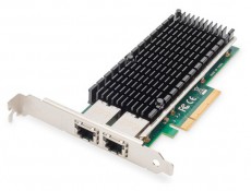 DIGITUS DN-10163 10GbE RJ45 Dual Port Ethernet Server PCIe adapter - Iroda &eacute;s sz&aacute;m&iacute;t&aacute;stechnika - Egy&eacute;b sz&aacute;m&iacute;t&aacute;stechnikai term&eacute;k - 500583