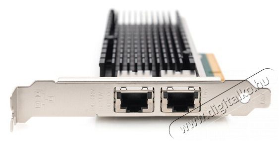 DIGITUS DN-10163 10GbE RJ45 Dual Port Ethernet Server PCIe adapter Iroda &eacute;s sz&aacute;m&iacute;t&aacute;stechnika - Egy&eacute;b sz&aacute;m&iacute;t&aacute;stechnikai term&eacute;k - 500583