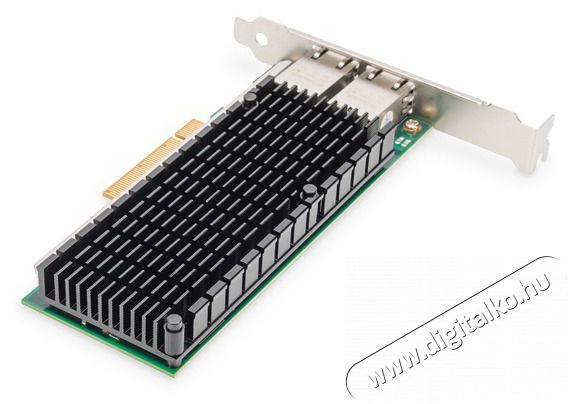 DIGITUS DN-10163 10GbE RJ45 Dual Port Ethernet Server PCIe adapter Iroda &eacute;s sz&aacute;m&iacute;t&aacute;stechnika - Egy&eacute;b sz&aacute;m&iacute;t&aacute;stechnikai term&eacute;k - 500583