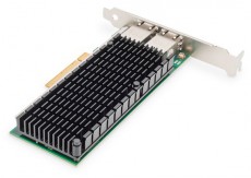 DIGITUS DN-10163 10GbE RJ45 Dual Port Ethernet Server PCIe adapter Iroda &eacute;s sz&aacute;m&iacute;t&aacute;stechnika - Egy&eacute;b sz&aacute;m&iacute;t&aacute;stechnikai term&eacute;k - 500583