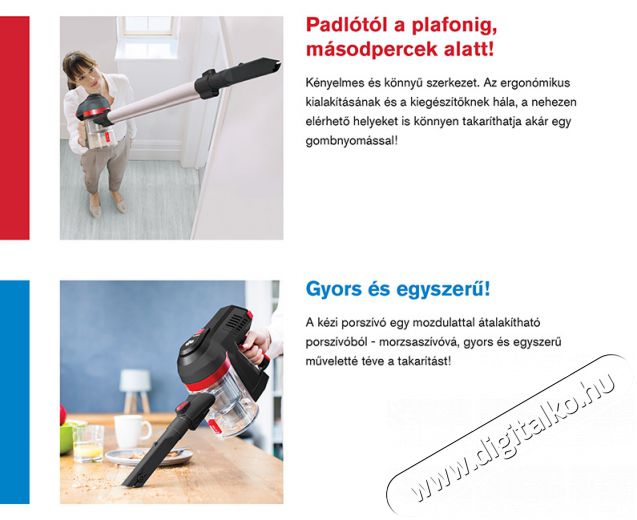 Dirt Devil Cavalier 698-2 álló porszívó Háztartás / Otthon / Kültér - Porszívó / takarítógép - Kézi / álló porszívó - 309792