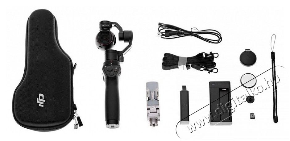DJI Osmo kamera stabilizátorral + 2 db akkumulátor + tartozék mikrofon Fényképezőgép / kamera - Sport kamera - 4K felbontású - 314262