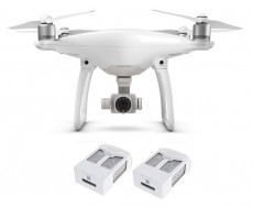 DJI Phantom 4 drón + 2db extra akkumulátor Fényképezőgép / kamera - Drón - Drón - 307868