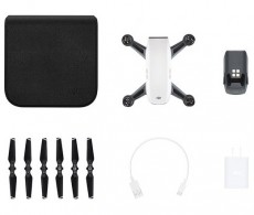 DJI Spark dr&oacute;n - feh&eacute;r F&eacute;nyk&eacute;pezőg&eacute;p / kamera - Dr&oacute;n - Dr&oacute;n - 318989