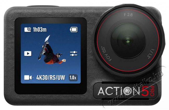 DJI Osmo Action 5 Pro Standard Combo Akci&oacute;kamera F&eacute;nyk&eacute;pezőg&eacute;p / kamera - Sport kamera - 4K felbont&aacute;s&uacute; - 519957