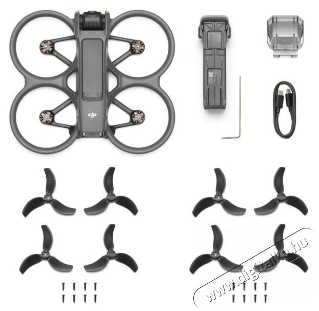 DJI Avata 2 (Drone Only) F&eacute;nyk&eacute;pezőg&eacute;p / kamera - Dr&oacute;n - Dr&oacute;n - 524645