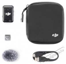 DJI Mic 2 (1 TX, Shadow Black) Fotó-Videó kiegészítők - Mikrofon - Fotó-videó mikrofon - 524637