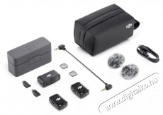 DJI Mic 2 (2 TX + 1 RX + Charging Case) Fotó-Videó kiegészítők - Mikrofon - Fotó-videó mikrofon - 524643