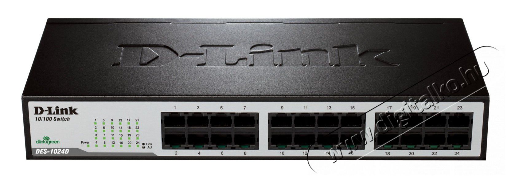 D-Link DES-1024D 24-Port 10/100Mbps Fast Ethernet Unmanaged Switch Iroda és számítástechnika - Hálózat - Switch - 316784