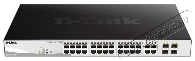D-Link 24x10/100 Smart Switch + 2 Combo SFP Iroda és számítástechnika - Hálózat - Switch - 333089
