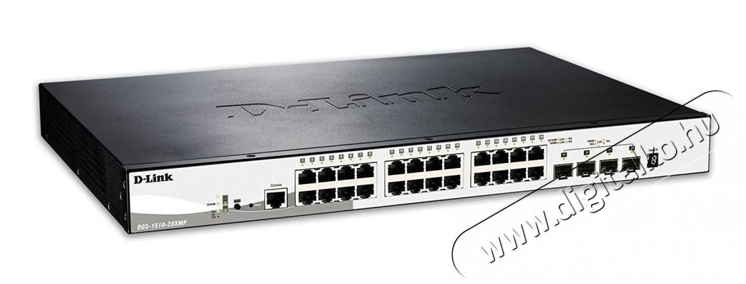 D-Link DGS-1510-28XMP Gigabit Stackable Smart Managed Switch Iroda és számítástechnika - Hálózat - Switch - 317557