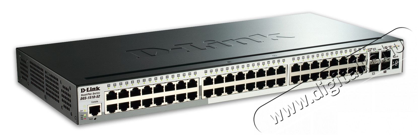 D-Link DGS-1510-52 48 port GigE + 2 port SFP + 2 port 10G SP switch Iroda és számítástechnika - Hálózat - Switch - 308735