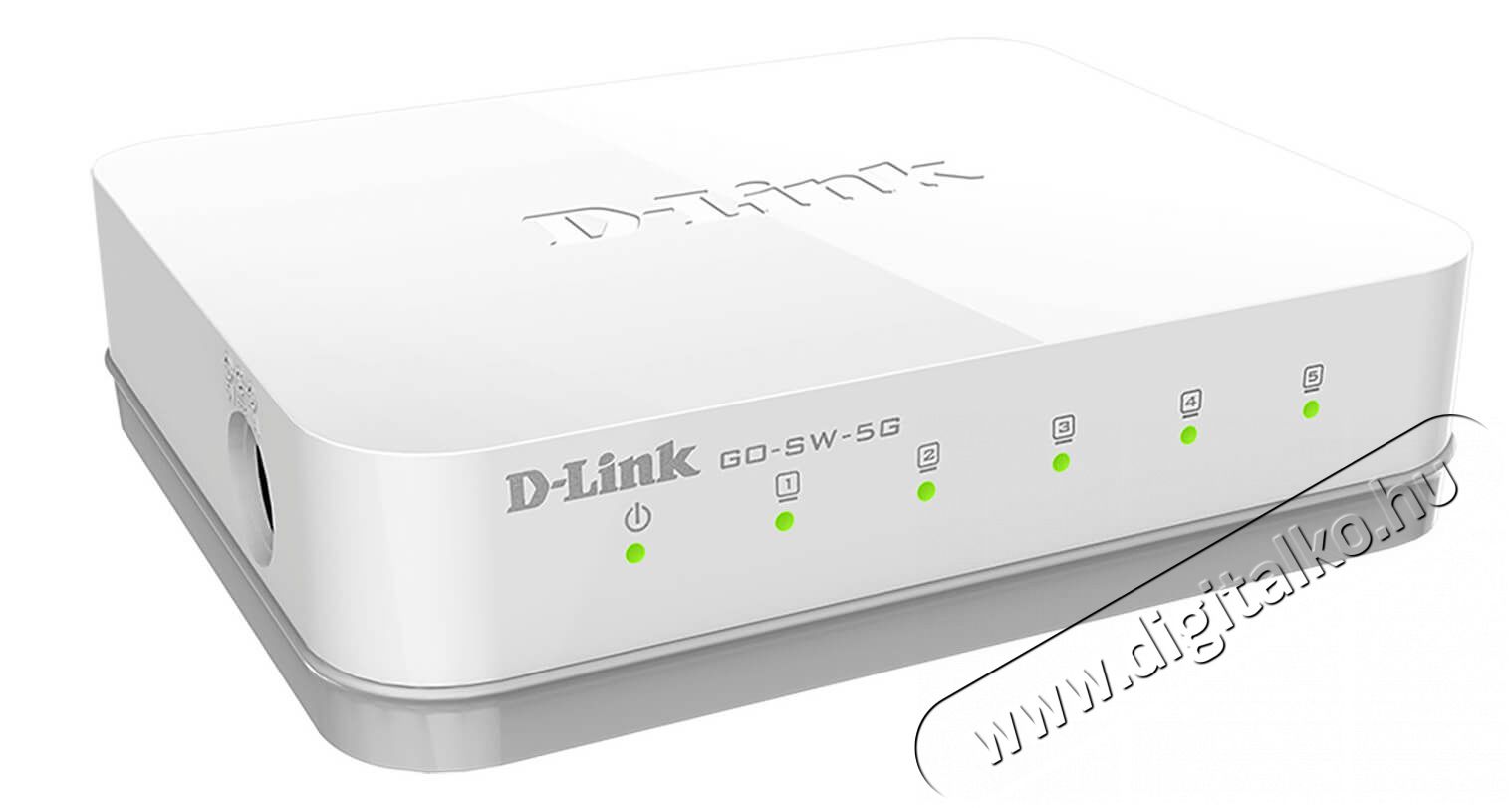 D-Link GO-SW-5G 5 port 10/100/1000MBPS COP gigabit switch Iroda és számítástechnika - Hálózat - Switch - 316773