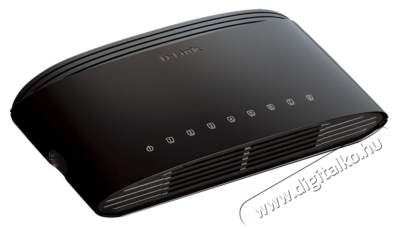 D-Link DES-1008D 8-Port 10/100Mbps Fast Ethernet Unmanaged Switch Iroda és számítástechnika - Hálózat - Switch - 316785