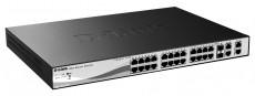 D-Link DES-1210-28P 24-port 10/100 Smart Switch + 2 Combo 1000BaseT/SFP + 2 Gigabit Iroda és számítástechnika - Hálózat - Switch - 308743