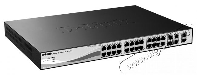 D-Link DES-1210-28P 24-port 10/100 Smart Switch + 2 Combo 1000BaseT/SFP + 2 Gigabit Iroda és számítástechnika - Hálózat - Switch - 308743